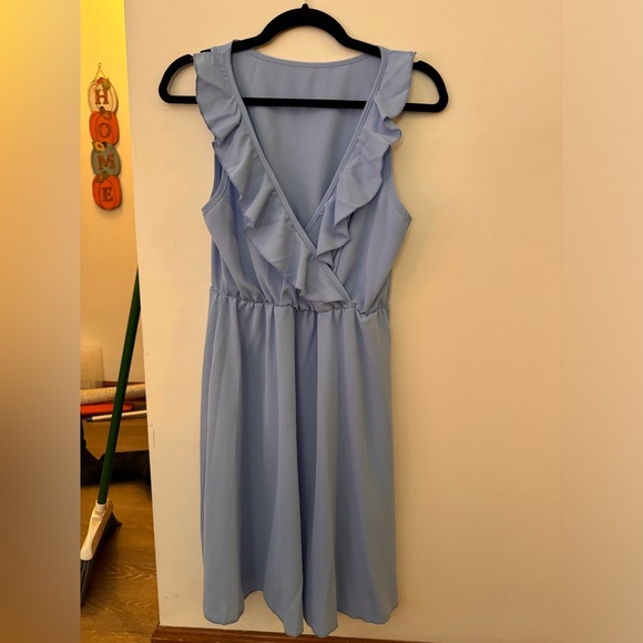 Periwinkle Blue Dress - Picture 3 of 4
